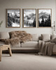 fotografia 3 PLAKATY góry galeria ścienna zdjęcia zimowe 5