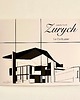 grafiki i ilustracje Hotel Pawilon w Zurychu czarno-biały 4