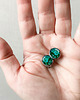 klipsy Green flowers klipsy dla eleganckiej kobiety 4
