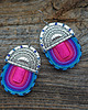 kolczyki soutache Etniczne i kolorowe kolczyki soutache 4