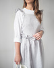 fartuchy kuchenne Lniany fartuszek retro LIGHT GREY 5