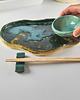 patery i talerze Ceramiczny zestaw do sushi 4