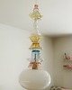 lampy wiszące Lampa wisząca szklana artdeco prl vintage retro 2