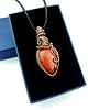 wisiory Jaspis mokait wisiorek wire wrapping 2
