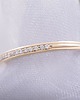 obrączki ślubne 2mm obrączka z diamentami w złocie 585 7