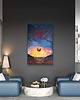 obrazy Maki w blasku Marsa 80x120 cm / Magda Kubiak 2