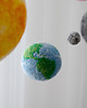 karuzele i girlandy do łóżeczka Mobil kosmiczny z planetami i rakietą - karuzela montessori nad łóżeczko 4