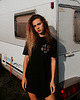 t-shirt damskie Czarny Długi T-shirt Pls Black 5