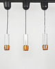 lampy wiszące Zestaw trzech wiszących lamp, Szwecja 1