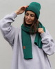 czapki damskie Czapka Cosy Days Emerald 100% Merino 3