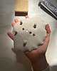 mydelniczki Ceramiczna Mydelniczka z Odpływem Muszelka Muszla Pearl White 4