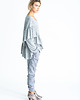 spodnie materiałowe damskie II ZIP: loose denim trousers 2