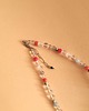naszyjniki - inne Rock Crystal and Colorful Gem Bead Necklace 2