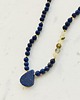 kolie Lapis lazuli i Cytryn Naszyjnik 3