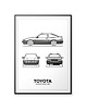 plakaty Plakat Legendy Motoryzacji - Toyota AE86 1
