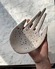 pojemniki na biżuterię Ceramiczna Łapka Handmade Talerzyk na Biżuterię Niebieskie Ciapki 3