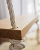 pokój dziecka - różne Huśtawka dębowa dla dzieci i dorosłych! STYL BOHO 70 x 25 cm. Prawdziwy dąb 2