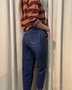 spodnie materiałowe damskie Spodnie Mom Fit Denim 3