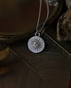bransoletki srebrne Symboliczna bransoletka ze srebra z dwustronnym medalikiem 4