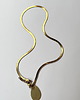 srebrne naszyjniki Naszyjnik BASIC gold unisex 3