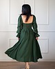 sukienki midi damskie Sukienka Eliza zielona 5