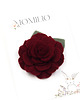 ozdoby do włosów dla dzieci Spinka do włosów kwiatek  Camelia dark red 1