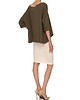 bluzki kimonowe damskie Bluzka khaki YY500087_RAL6007-1021 3