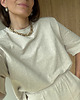 t-shirt damskie Tshirt Art poduchy mocca melange 8