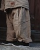 spodnie dla chłopców Spodnie baggy muślinowe dla dziecka beige 2
