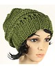 czapki damskie Czapka khaki luźna długa hipster beanie 2