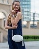 torby na ramię Skórzana Felicity biała szewro 3