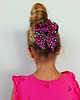 gumki do włosów Scrunchie do włosów, gumka do włosów z KOKARDĄ Panterka candy 3