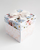 kartki scrapbooking 20 rocznica ślubu, porcelanowe gody, exploding box, kartka 3d 1