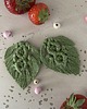kolczyki chwosty Kolczyki chwosty boho makramowe zieleń 2
