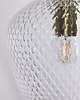 lampy wiszące Lampa wisząca złota ze szklanym kloszem Yulen 1
