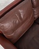 sofy i szezlongi Sofa skórzana brązowa, duński design, lata 60,  Hans Olsen,  CS M 4