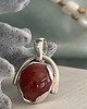wisiory Zawieszka Srebrna z  Karneolem - Wisiorek Kamień Naturalny VINTAGE 2