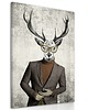 obrazy Obraz na płótnie Jeleń Gentleman 70x100cm 1