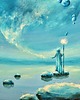 obrazy Powitanie X, oryginalny obraz, surrealizm, realizm bajkowy 1