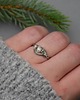 pierścionki - różne Pierścionek regulowany perła wire wrapping 5