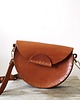 torby na ramię ROUND bag  półkole crossbody koniakowa skóra jucht 1