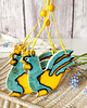 ozdoby wielkanocne Duży kogucik ceramiczny folk  - ozdoba Wielkanocna 4