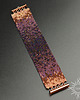 bransoletki ze szkła Purple Ombre, wyplatana bransoleta, beading 2