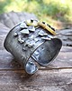 bransoletki wire wrapping Żółte kwiatki - bransoletka regulowana 1