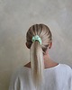 gumki do włosów Gumka jedwabna, scrunchie, daisy MIDI 1
