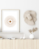 grafiki i ilustracje PLAKAT abstrakcyjny mid century boho oko 1