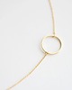 złote naszyjniki 16k Gold Plated Karma Necklace 3