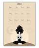 kalendarze i plannery Plakat kalendarz 2024  Mindfulness 2