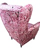 fotele Fotel uszak Flamingos we wzory, kolorowy, patchwork, welurowy 1
