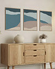 plakaty Abstrakcyjne plakaty morze, minimalistyczne, zestaw/tryptyk do salonu, sypialni. 7